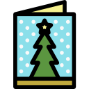 tarjeta de navidad icon