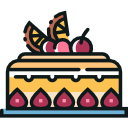 pastel de frutas icon