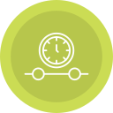 hora del reloj icon