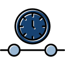 hora del reloj icon