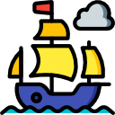 barco pirata icon