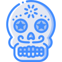 calavera mexicana icon