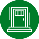 puerta trasera icon