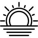 puesta de sol icon