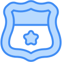 insignia de policia icon