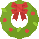 corona de navidad icon