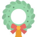 corona de navidad icon