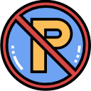 niet parkeren icoon