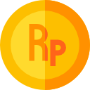 rupia indonesia icon