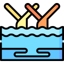 natación sincronizada icon