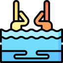 natación sincronizada icon