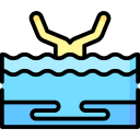 natación sincronizada icon