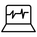 ecg de la máquina 