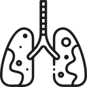 daño pulmonar icon