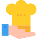 sombrero de cocinero icon