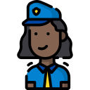 mujer policía icon