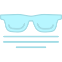 des lunettes de soleil 