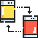 transferencia de datos icon