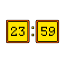 reloj digital icon