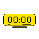 reloj digital icon