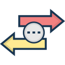 transferencia de datos icon