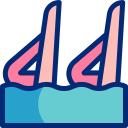 natación sincronizada icon