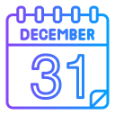 31 de diciembre icon