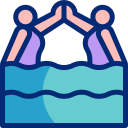 natación sincronizada icon