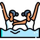 natación sincronizada icon