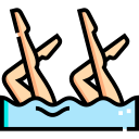 natación sincronizada icon