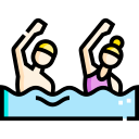 natación sincronizada icon