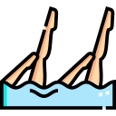 natación sincronizada icon