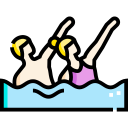 natación sincronizada icon