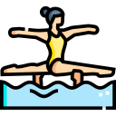 natación sincronizada icon