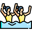 natación sincronizada icon