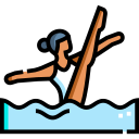 natación sincronizada icon