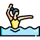 natación sincronizada icon