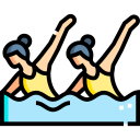 natación sincronizada icon