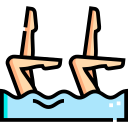 natación sincronizada icon