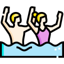 natación sincronizada icon