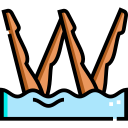 natación sincronizada icon