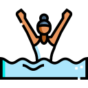 natación sincronizada icon