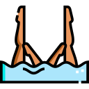 natación sincronizada icon