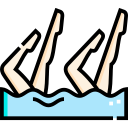 natación sincronizada icon