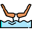 natación sincronizada icon