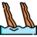 natación sincronizada icon