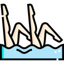 natación sincronizada icon