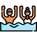 natación sincronizada icon