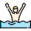 natación sincronizada icon