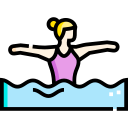 natación sincronizada icon